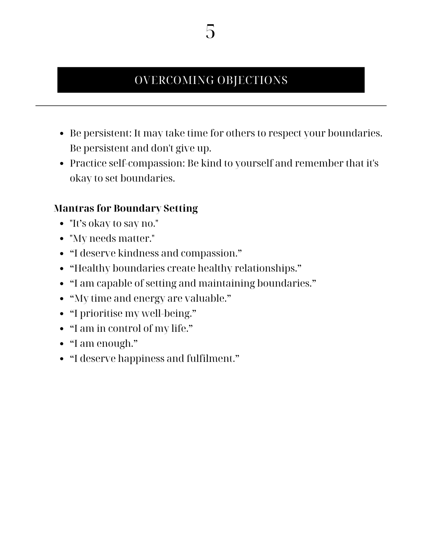 Mastering Boundaries: A Comprehensive Guide to Reclaim Your Power EBook