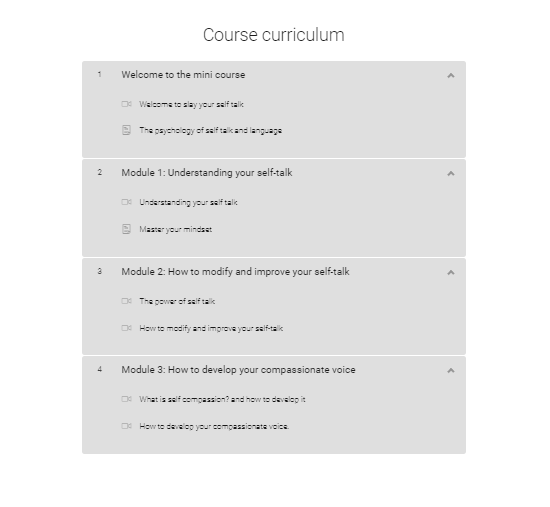 Slay Your Self -Talk Course