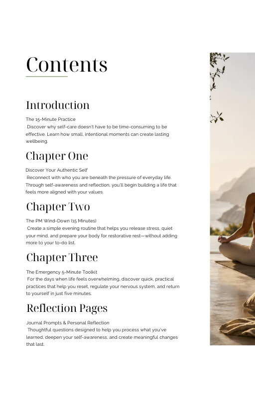 The 15-Minute Practice | Simple Wellness Routines for Busy Professionals EBook