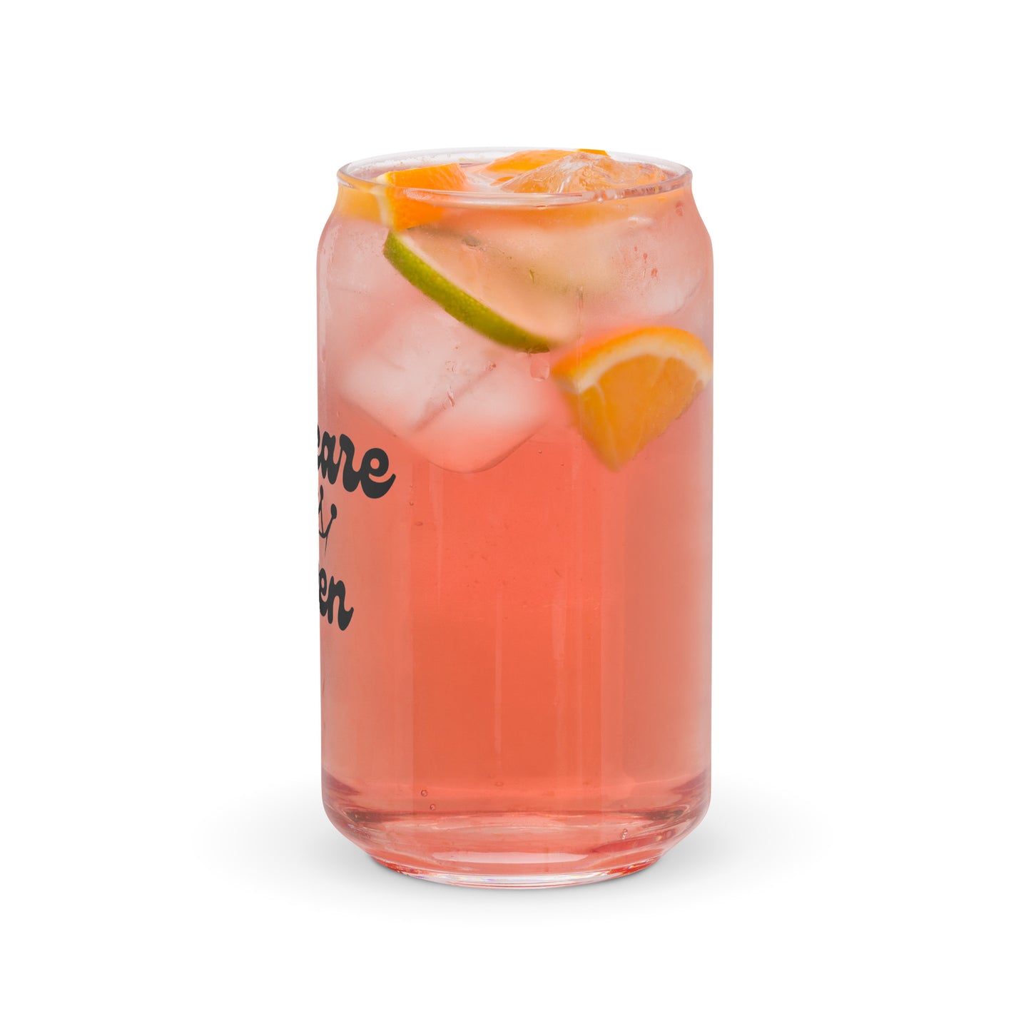 Self-care Queen Can-shaped glass