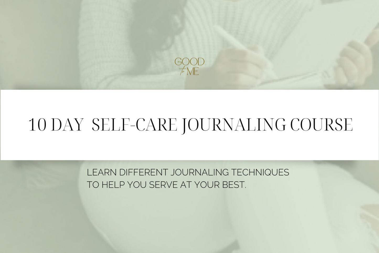 10 Day Self-Care Journaling Course